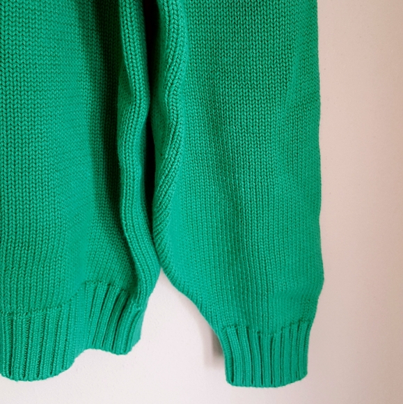 NWOT Land's End Japanese Emerald Sweater - Picture 5 of 5